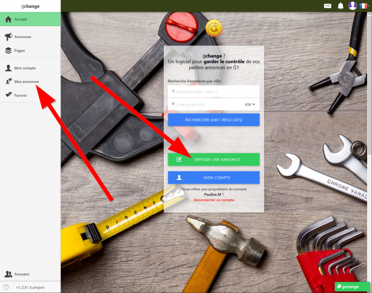 Fichier:Déposer une annonce sur ğchange.png