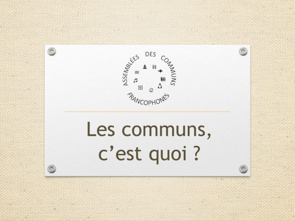 Atelier Initiation aux communs \u2014 Wiki des communs